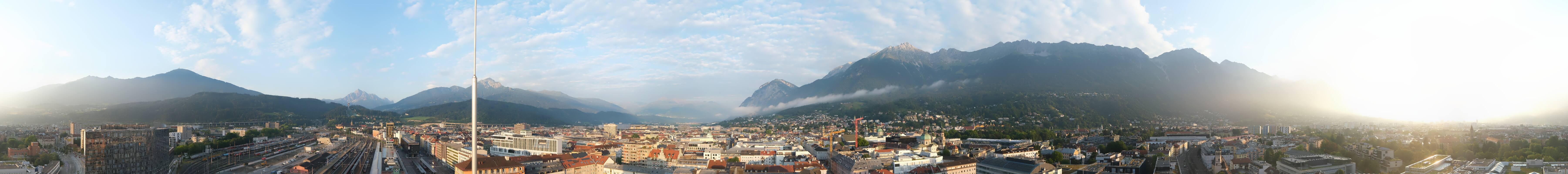 Archiv Foto Webcam Panoramablick - Innsbruck