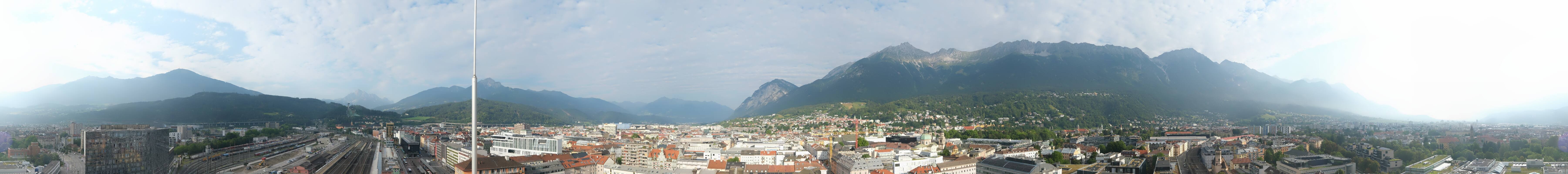 Archiv Foto Webcam Panoramablick - Innsbruck