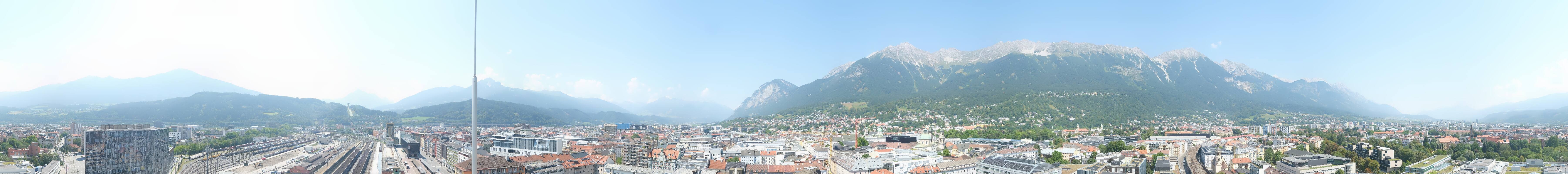 Archiv Foto Webcam Panoramablick - Innsbruck