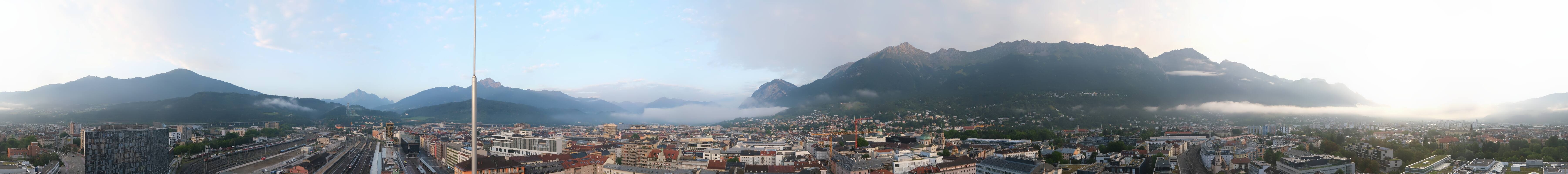 Archiv Foto Webcam Panoramablick - Innsbruck