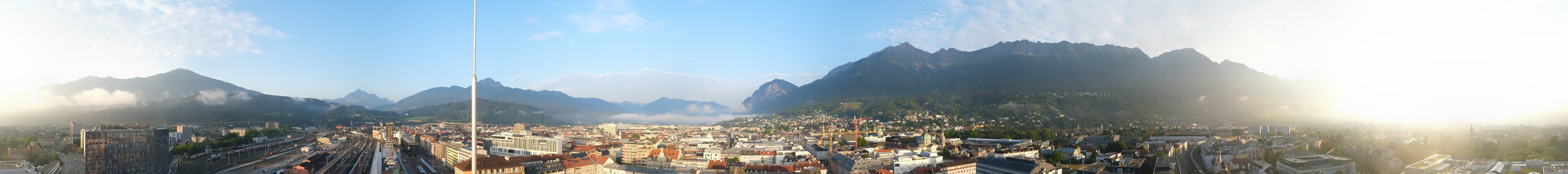 Archiv Foto Webcam Panoramablick - Innsbruck