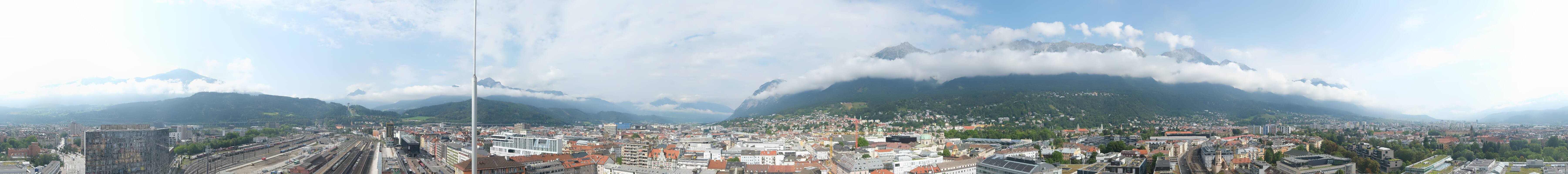 Archiv Foto Webcam Panoramablick - Innsbruck