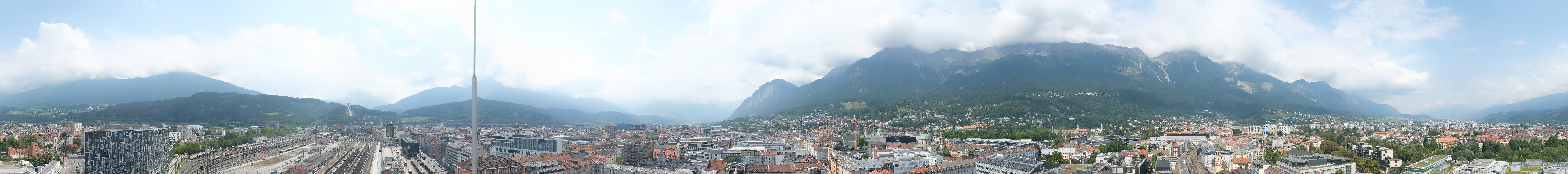 Archiv Foto Webcam Panoramablick - Innsbruck