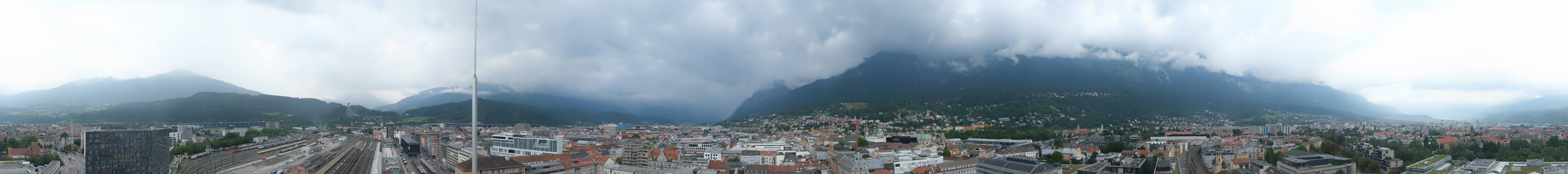 Archiv Foto Webcam Panoramablick - Innsbruck