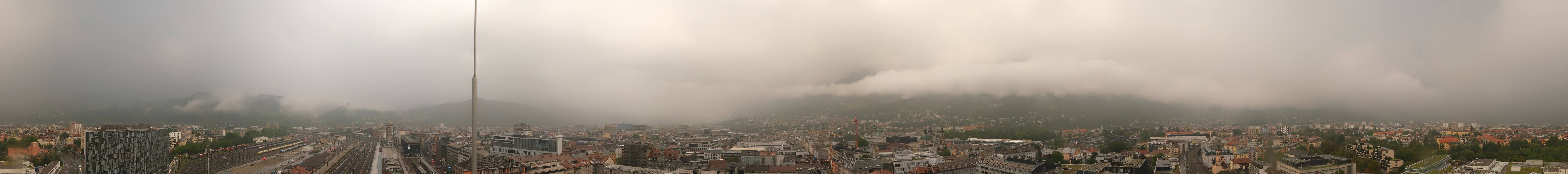 Archiv Foto Webcam Panoramablick - Innsbruck