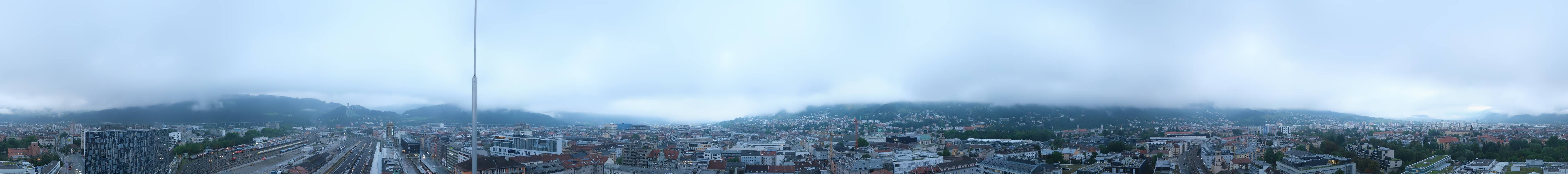 Archiv Foto Webcam Panoramablick - Innsbruck