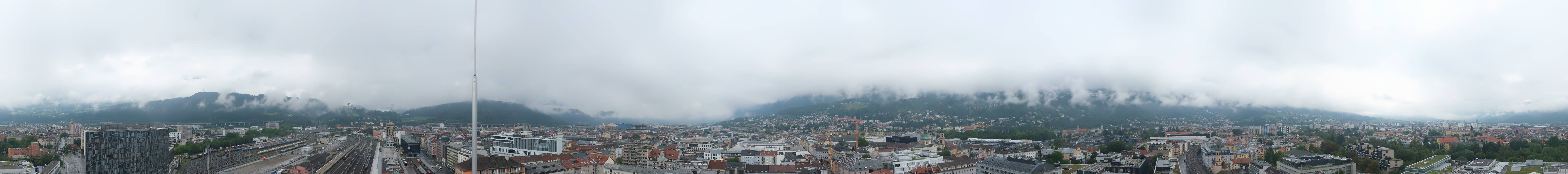 Archiv Foto Webcam Panoramablick - Innsbruck