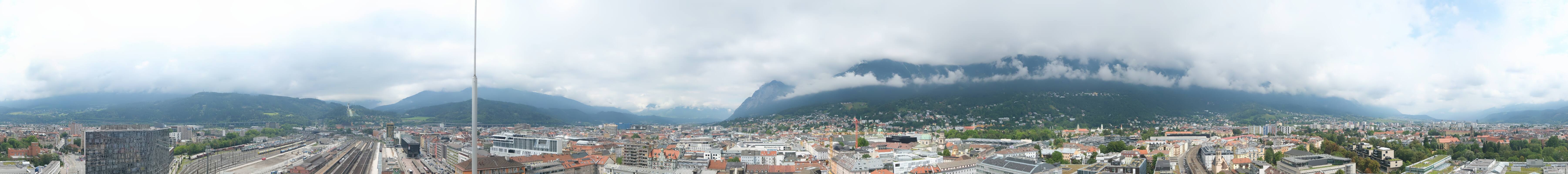 Archiv Foto Webcam Panoramablick - Innsbruck