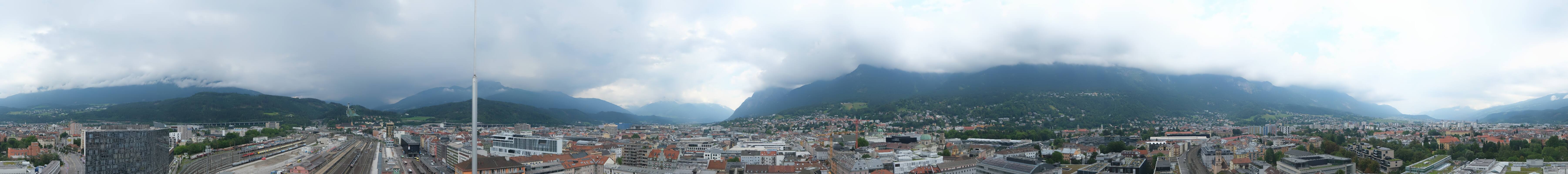 Archiv Foto Webcam Panoramablick - Innsbruck
