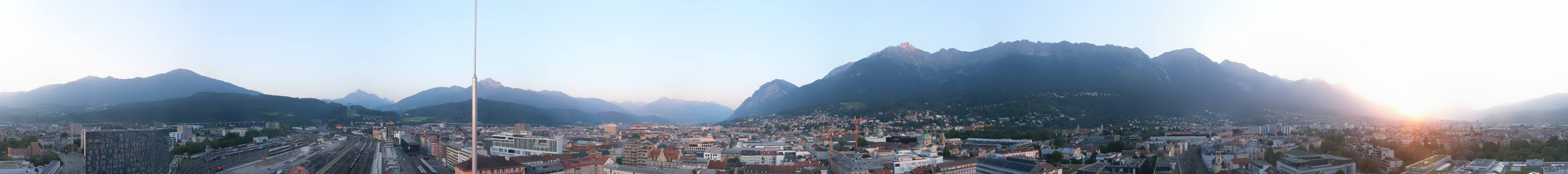 Archiv Foto Webcam Panoramablick - Innsbruck
