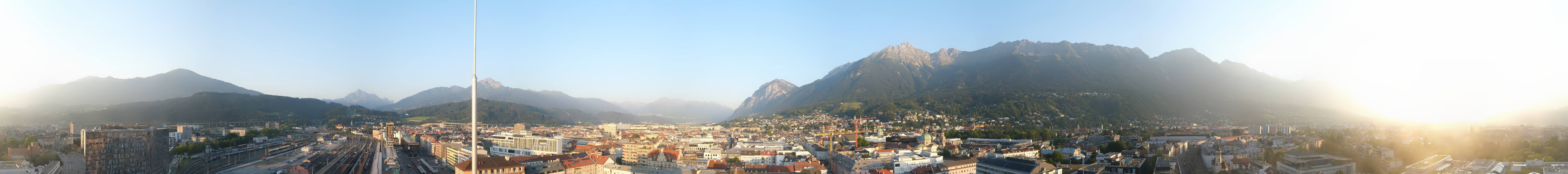 Archiv Foto Webcam Panoramablick - Innsbruck