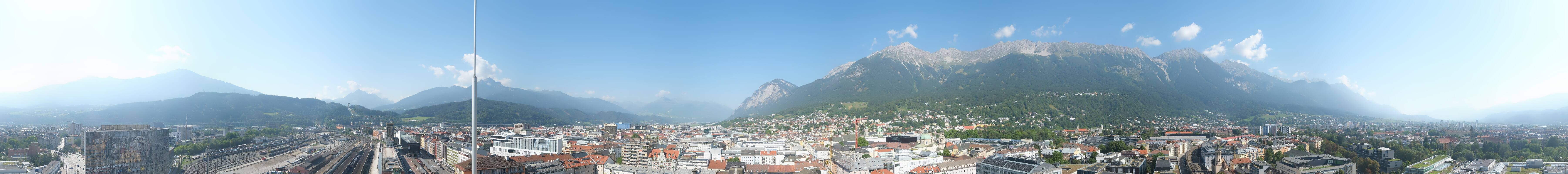 Archiv Foto Webcam Panoramablick - Innsbruck