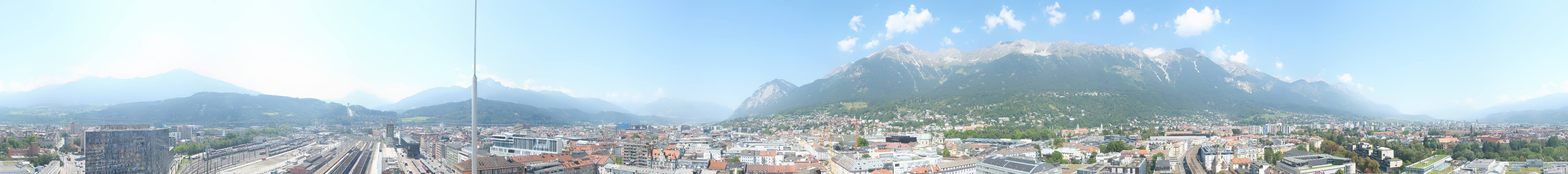Archiv Foto Webcam Panoramablick - Innsbruck