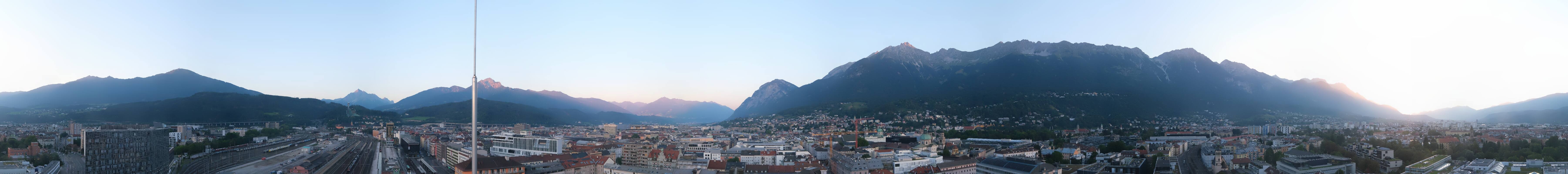 Archiv Foto Webcam Panoramablick - Innsbruck