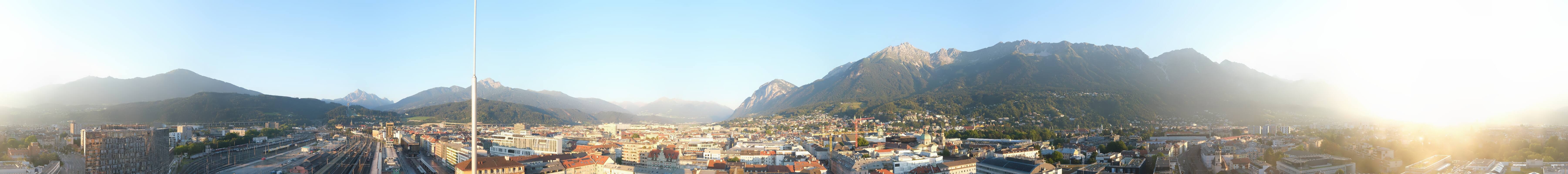 Archiv Foto Webcam Panoramablick - Innsbruck