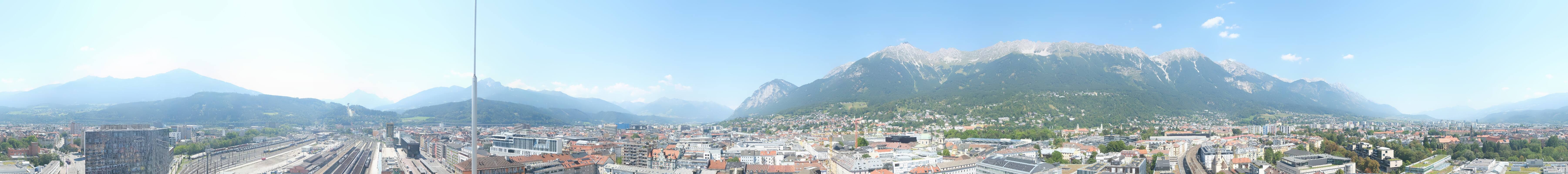 Archiv Foto Webcam Panoramablick - Innsbruck