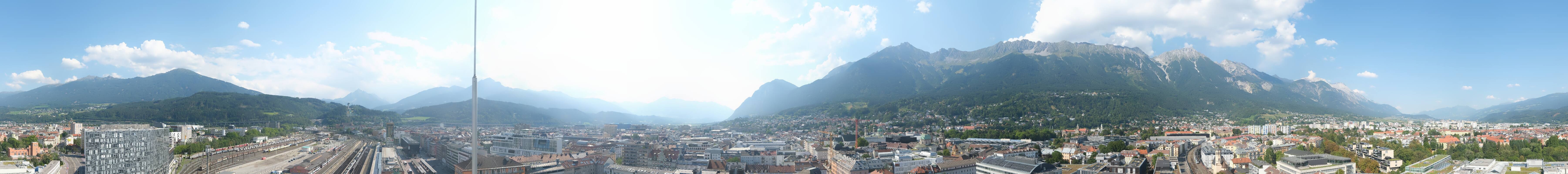 Archiv Foto Webcam Panoramablick - Innsbruck