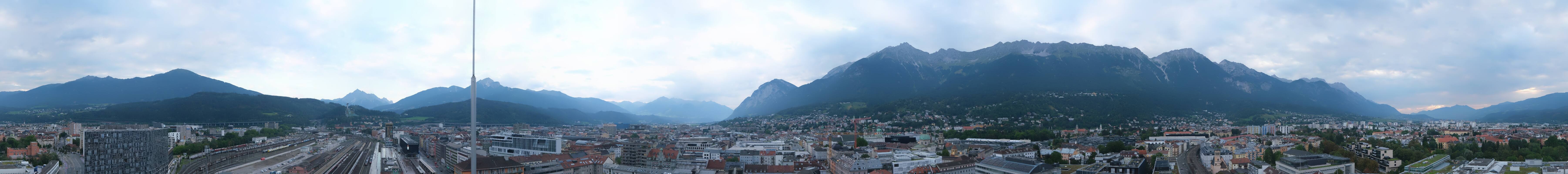 Archiv Foto Webcam Panoramablick - Innsbruck