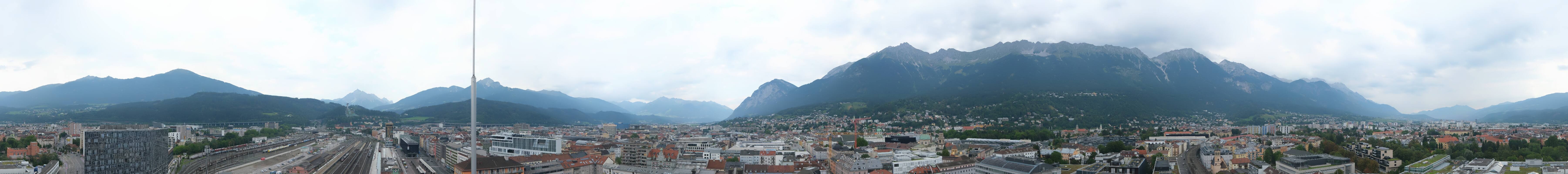 Archiv Foto Webcam Panoramablick - Innsbruck