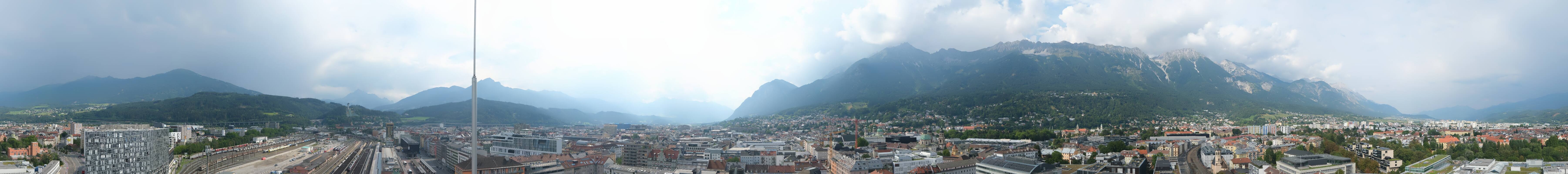 Archiv Foto Webcam Panoramablick - Innsbruck