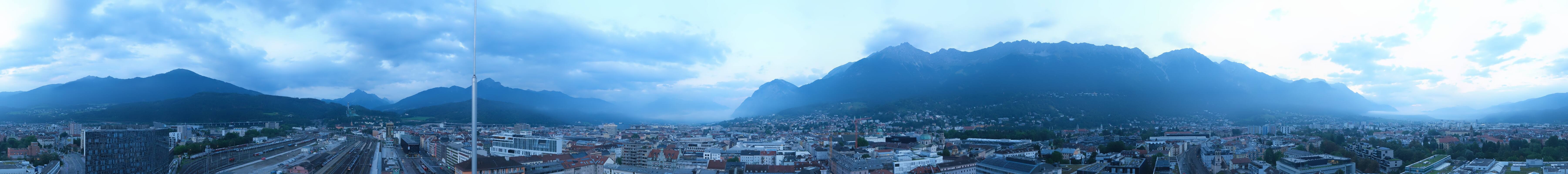 Archiv Foto Webcam Panoramablick - Innsbruck