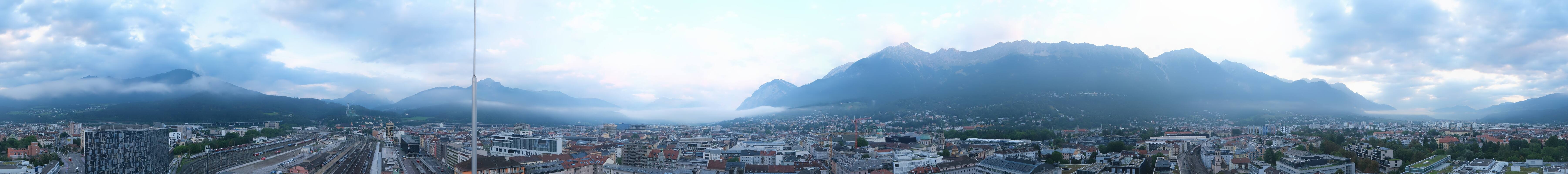 Archiv Foto Webcam Panoramablick - Innsbruck