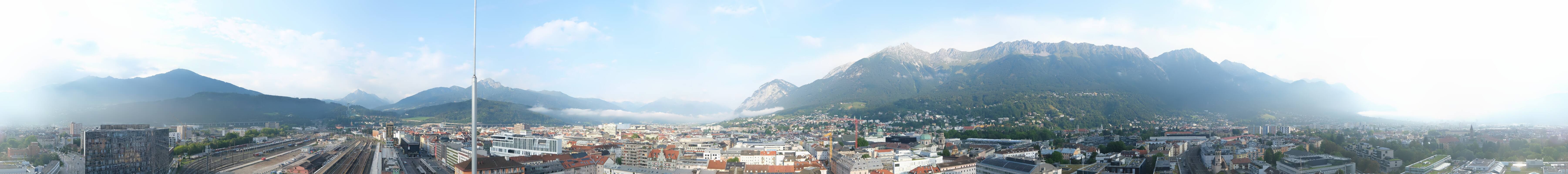 Archiv Foto Webcam Panoramablick - Innsbruck