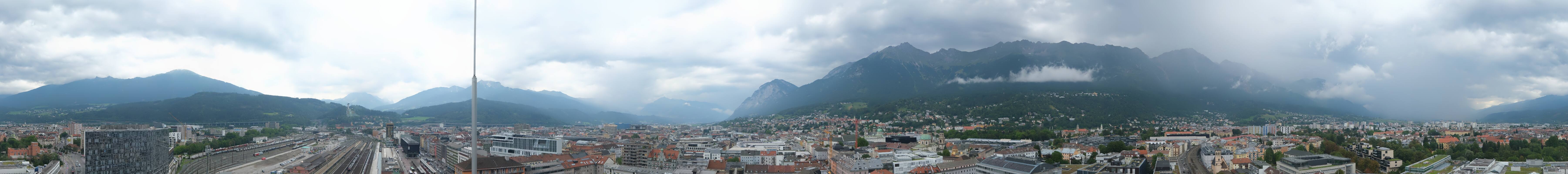 Archiv Foto Webcam Panoramablick - Innsbruck