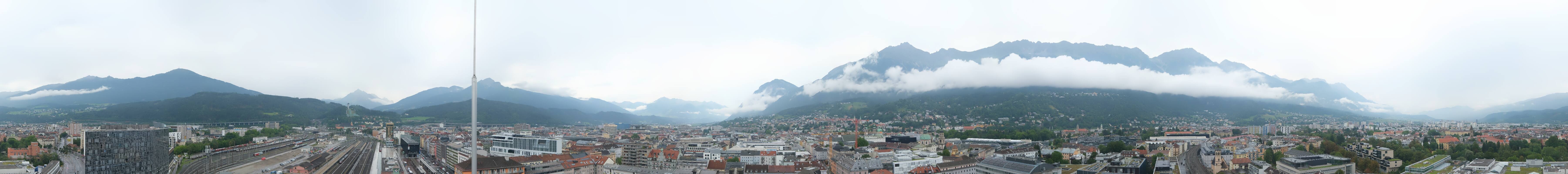Archiv Foto Webcam Panoramablick - Innsbruck