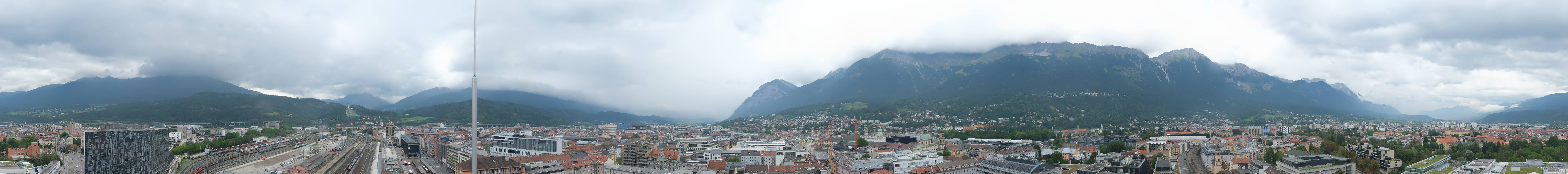Archiv Foto Webcam Panoramablick - Innsbruck