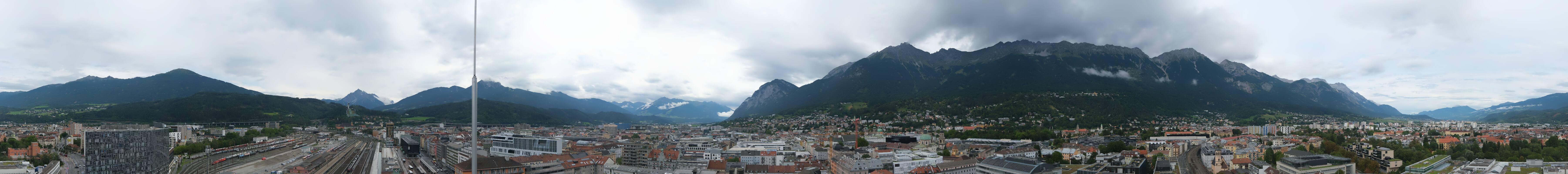 Archiv Foto Webcam Panoramablick - Innsbruck