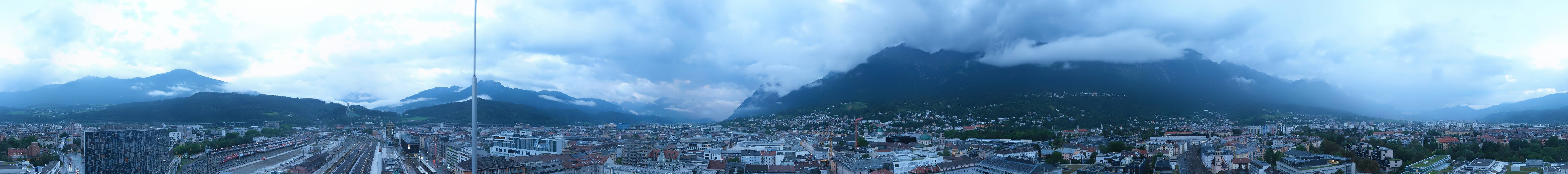 Archiv Foto Webcam Panoramablick - Innsbruck