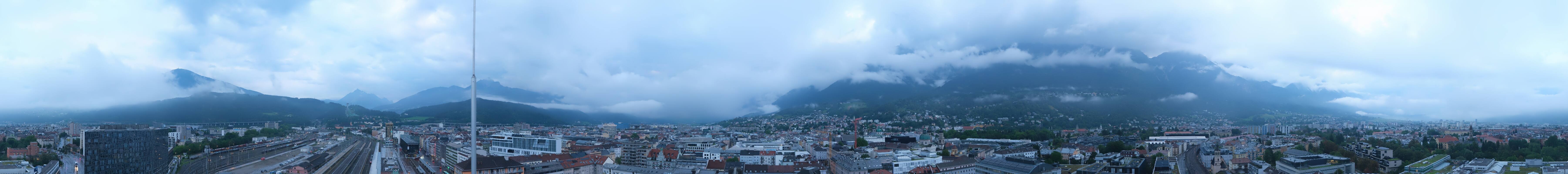 Archiv Foto Webcam Panoramablick - Innsbruck