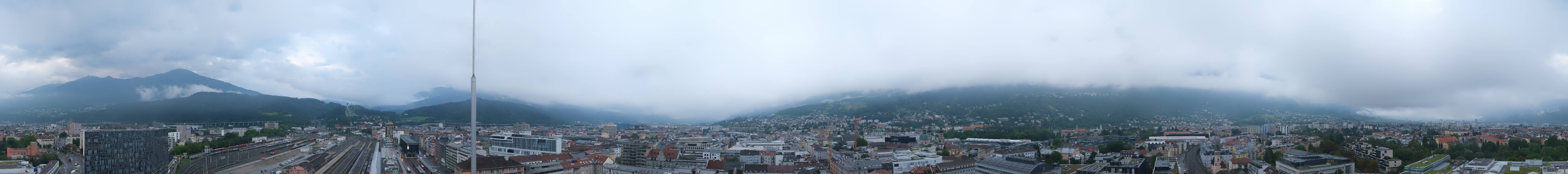 Archiv Foto Webcam Panoramablick - Innsbruck