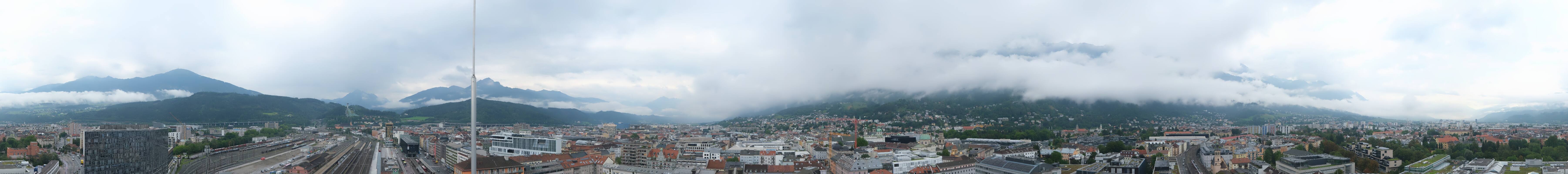Archiv Foto Webcam Panoramablick - Innsbruck