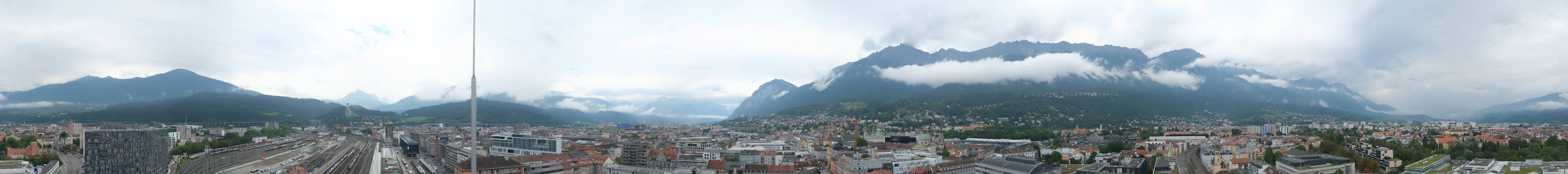 Archiv Foto Webcam Panoramablick - Innsbruck