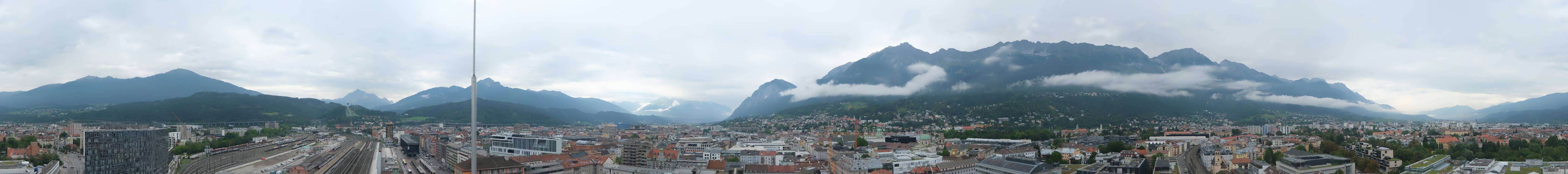 Archiv Foto Webcam Panoramablick - Innsbruck