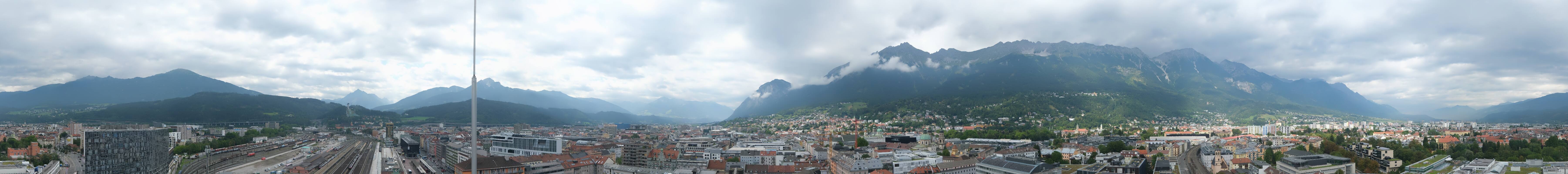 Archiv Foto Webcam Panoramablick - Innsbruck