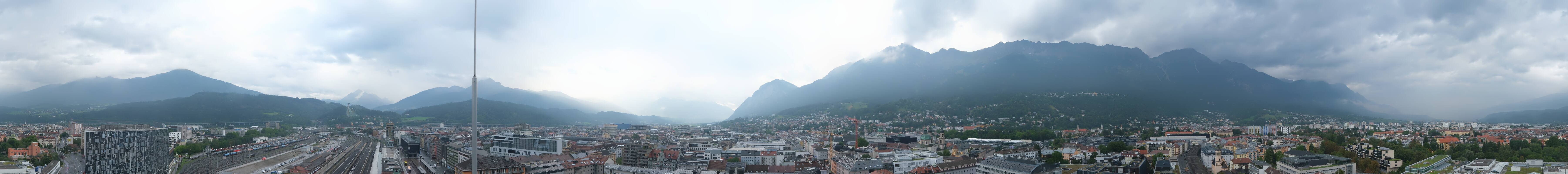 Archiv Foto Webcam Panoramablick - Innsbruck