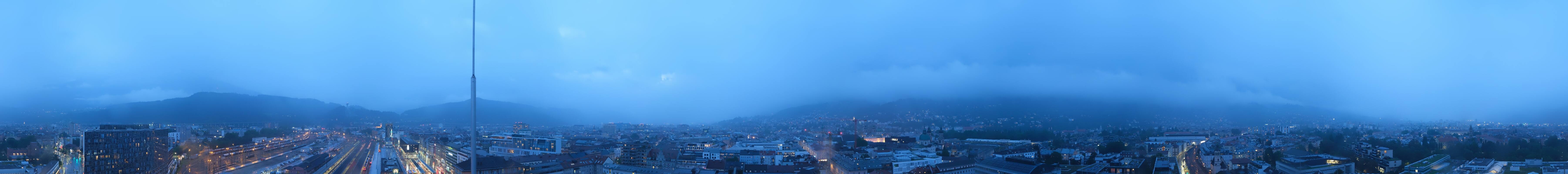 Archiv Foto Webcam Panoramablick - Innsbruck