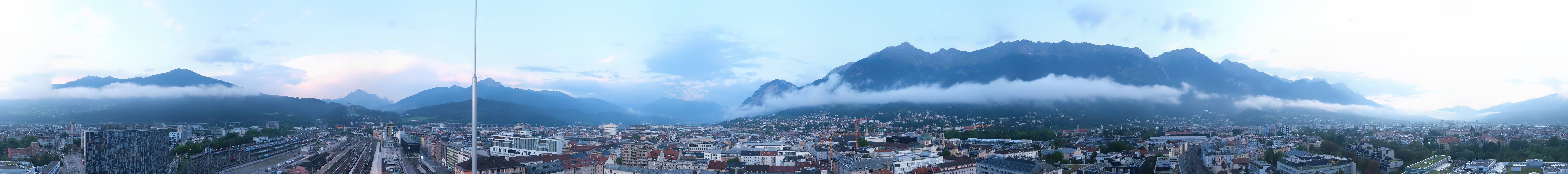 Archiv Foto Webcam Panoramablick - Innsbruck