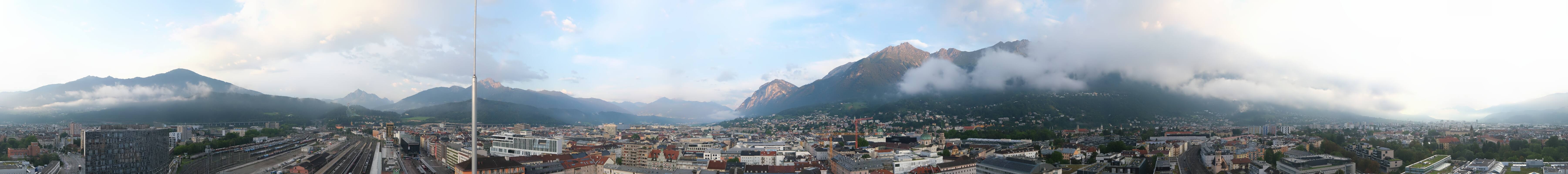 Archiv Foto Webcam Panoramablick - Innsbruck
