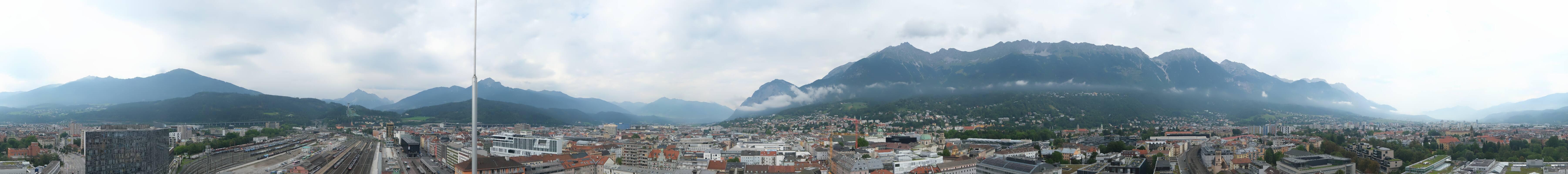 Archiv Foto Webcam Panoramablick - Innsbruck