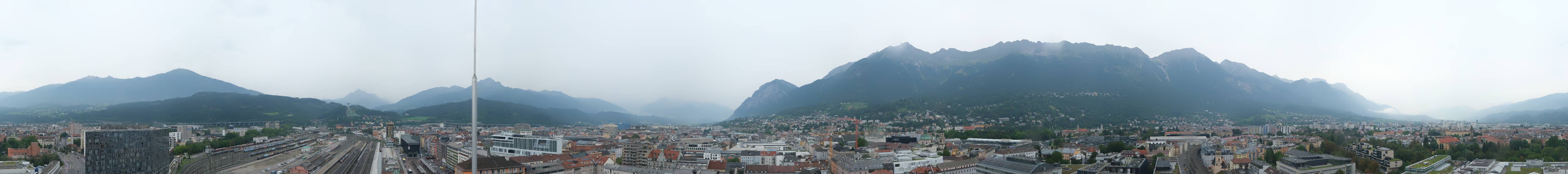 Archiv Foto Webcam Panoramablick - Innsbruck