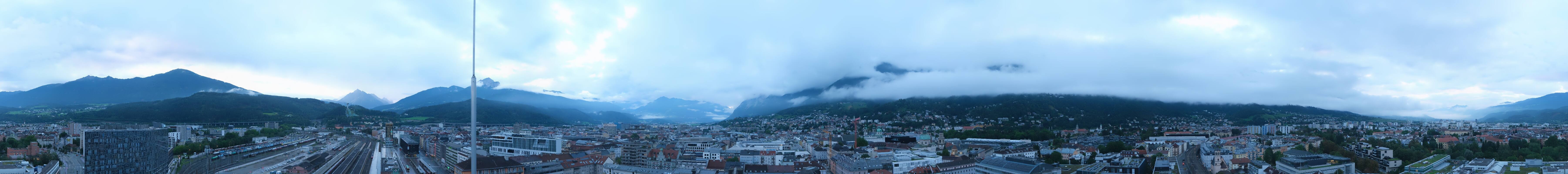 Archiv Foto Webcam Panoramablick - Innsbruck