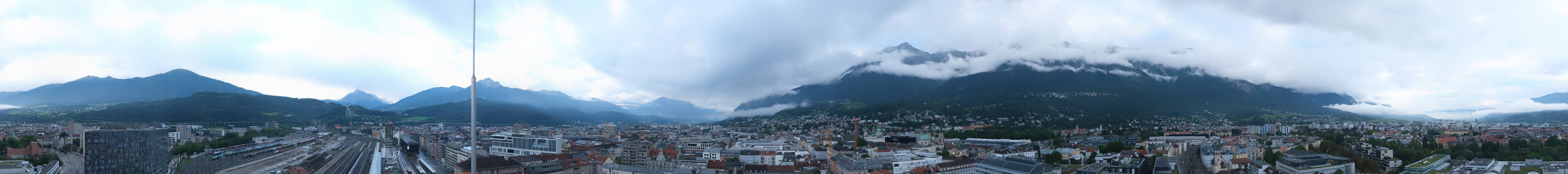 Archiv Foto Webcam Panoramablick - Innsbruck