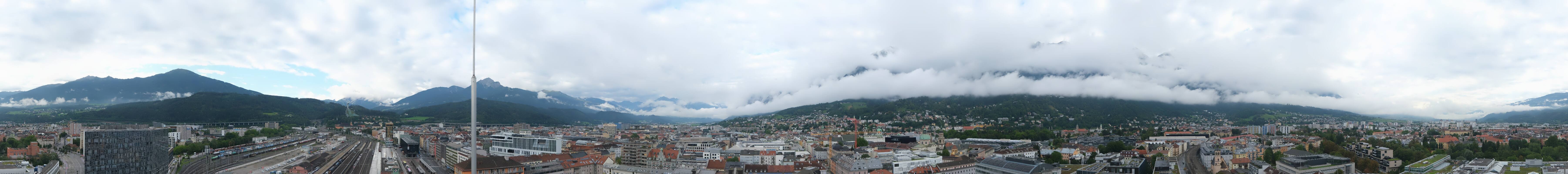 Archiv Foto Webcam Panoramablick - Innsbruck