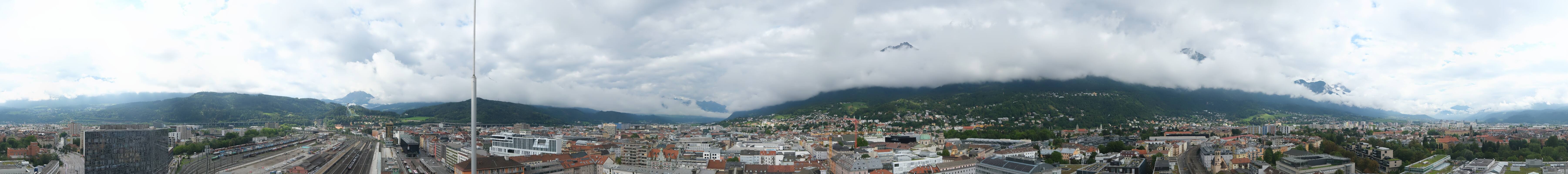 Archiv Foto Webcam Panoramablick - Innsbruck