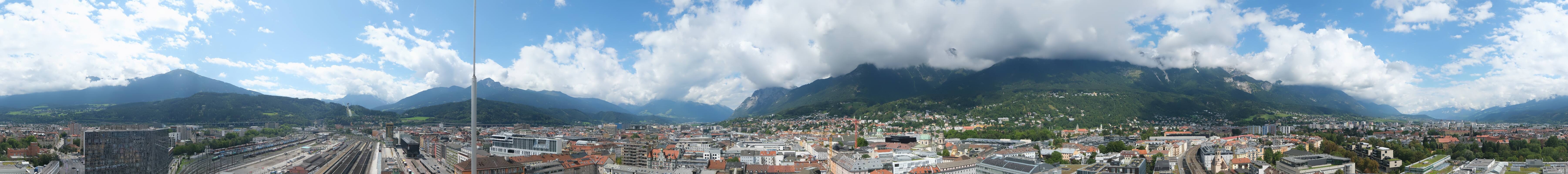 Archiv Foto Webcam Panoramablick - Innsbruck