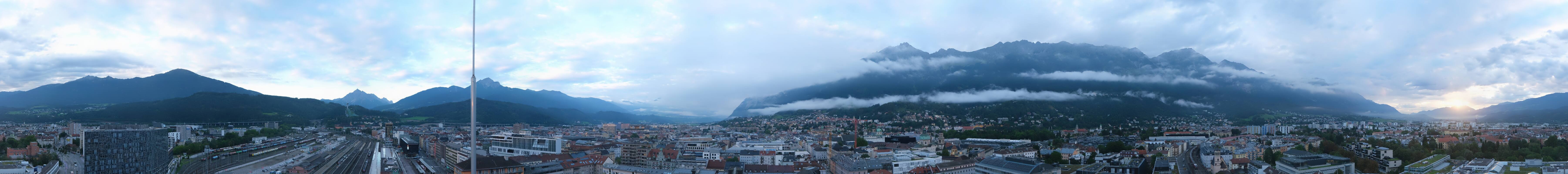 Archiv Foto Webcam Panoramablick - Innsbruck